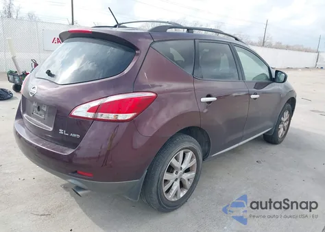 2014 Nissan Murano Sl from USA, damaged, VIN JN8AZ1MW6EW509520
